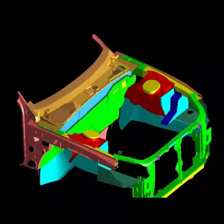 Majelis Kompartemen Mesin Otomotif Stamping Mati