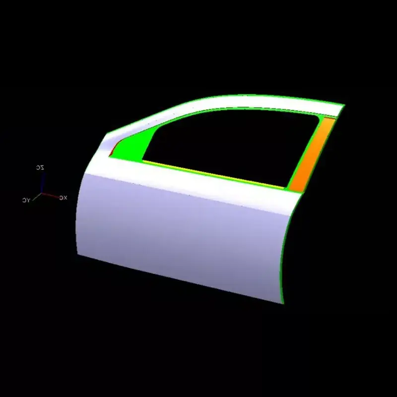 Automotive Kiri Ngarep Door Outer Panel Stamping Die