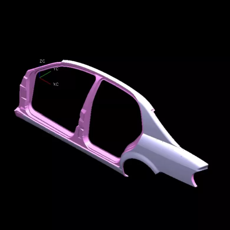 Automotive Panel Sisih Kanan Stamping Die