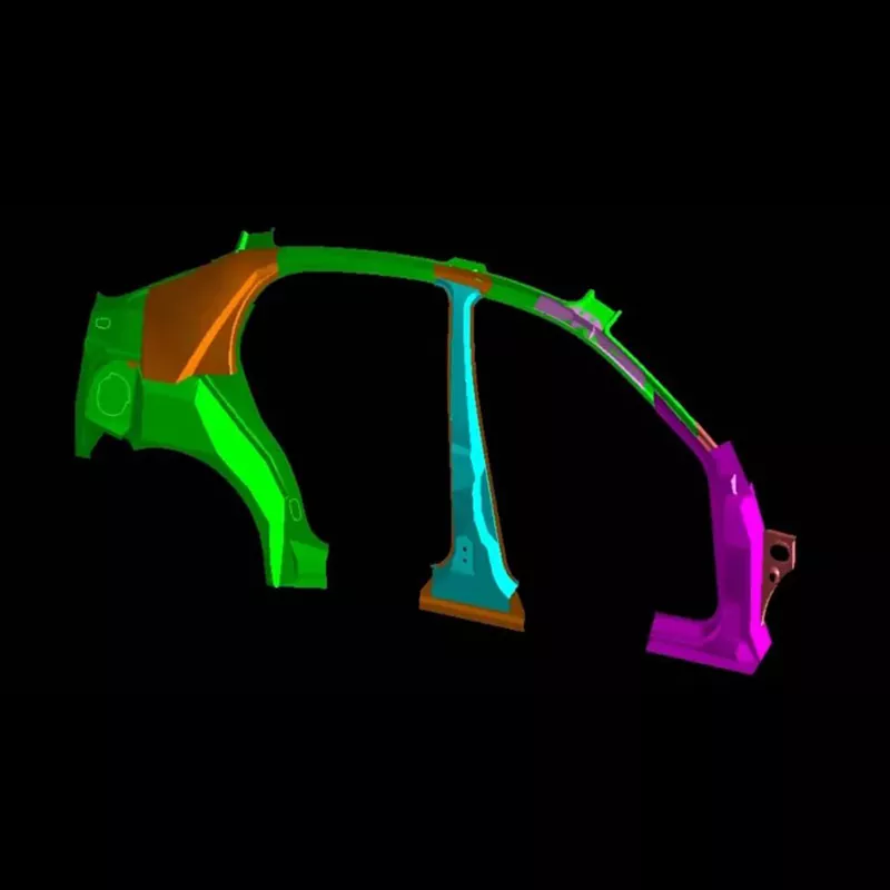 Automotive Side Panel Majelis Inner Stamping Dies