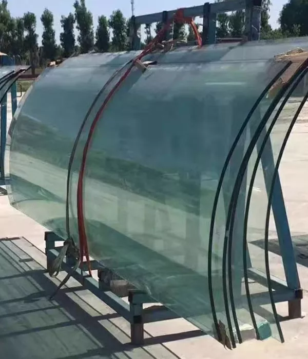 Terus-terusan Casting & Panas Mlengkung Kaca